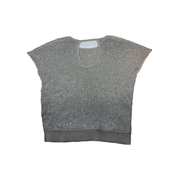 inc international concepts Short sleeve gold sweater with sequins (0225) - Picture 2 of 7